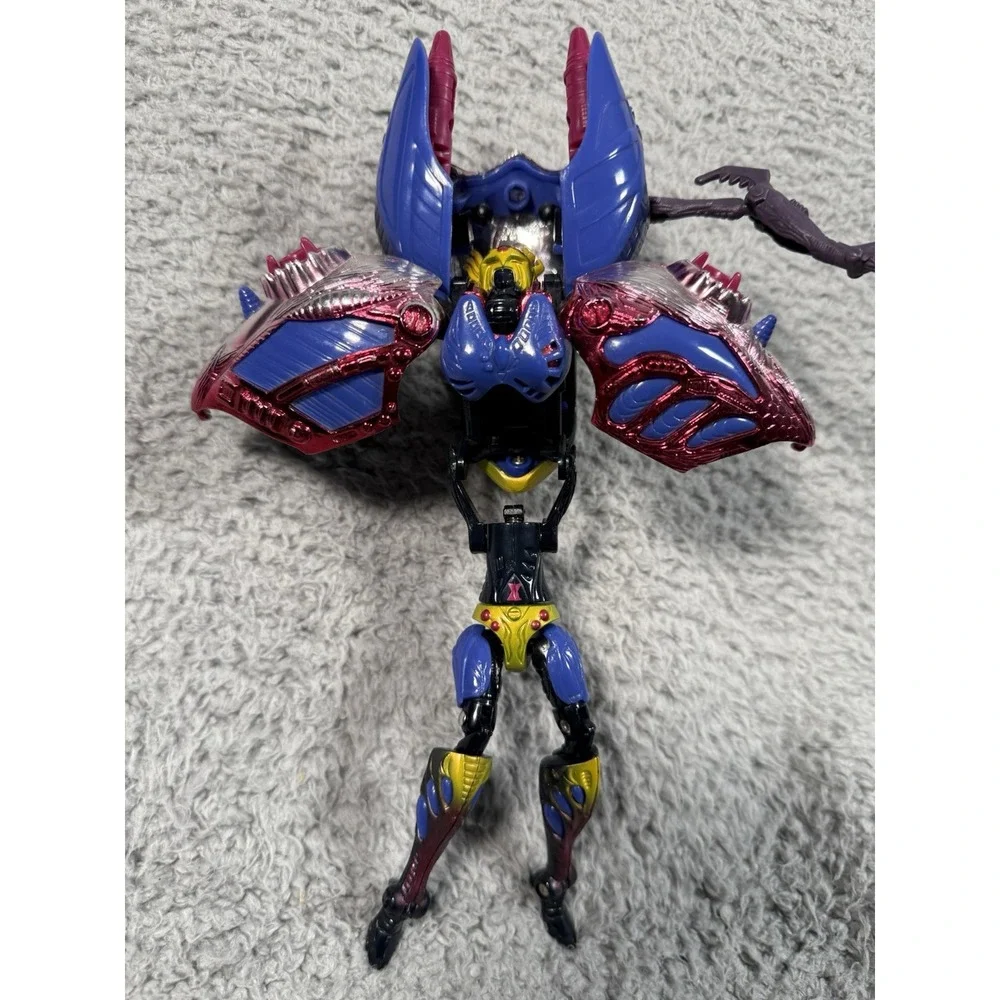 1998 Transformers Beast Wars Transmetals Blackarachnia Tranforming Spider Figure